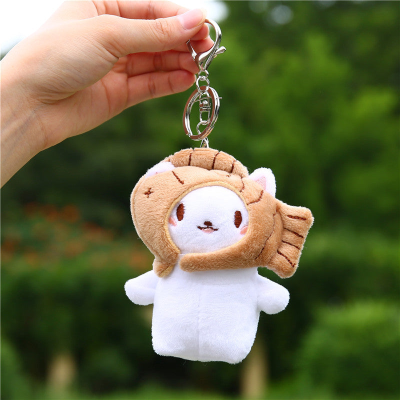 Plush Keychain, Cute Cat Snapper Figure Key Chain