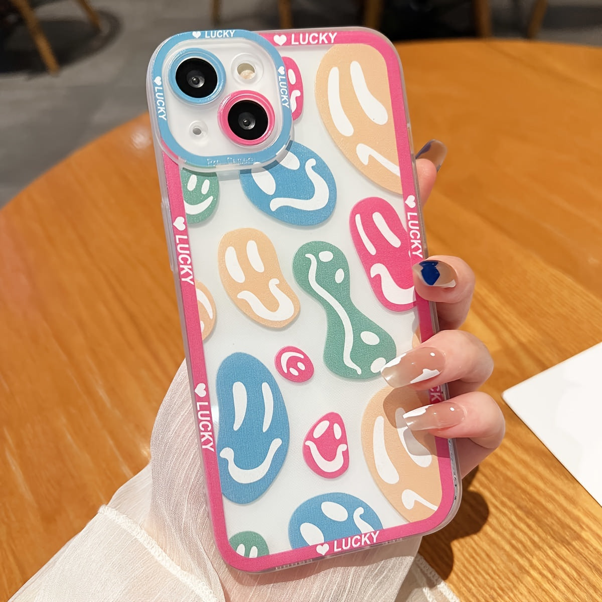 1pc Wacky Graffiti Phone Protective Case