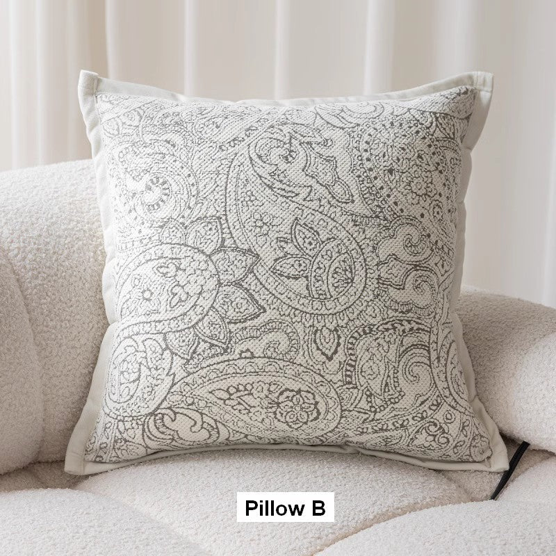 Decorative Throw Pillows for Couch, Embroider Flower Pillow Covers, Farmhouse Flower Decorative Pillows, Modern Sofa Pillows
