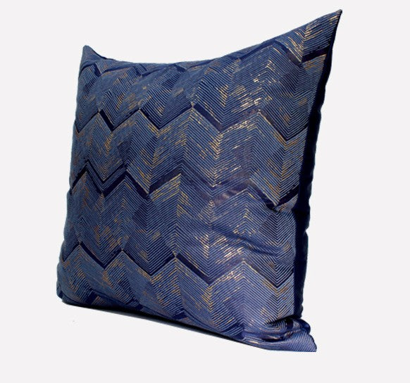 Large Square Pillows, Blue Decorative Modern Throw Pillow for Couch, Modern Sofa Pillows, Simple Modern Throw Pillows for Couch