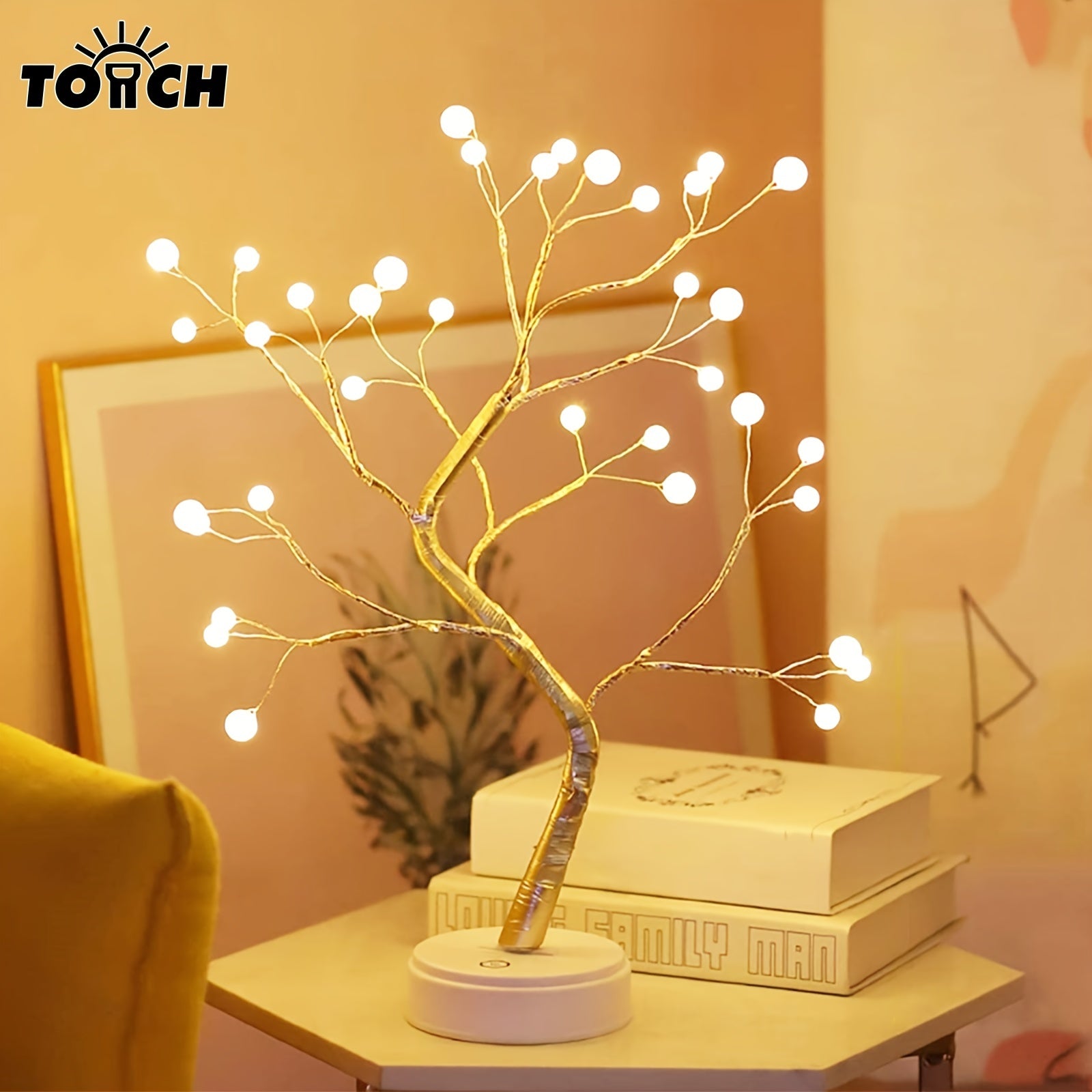 Tabletop Bonsai Tree Light DIY Artificial Tree Lamp Decorative LED Shimmer Tree For Bedroom Desktop Christmas Party Camping Hiking Decor Lights Batteries/USB Operated Fairy Light Decorative  Indoor Outdoor Decor Lights