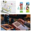 2pcs Diamond Painting Bookmark DIY Mickey Mouse Leather Tassel Book Marks Craft ktclubs.com