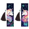 2pcs Diamond Painting Bookmark DIY Unicorns Leather Tassel Book Marks Craft ktclubs.com