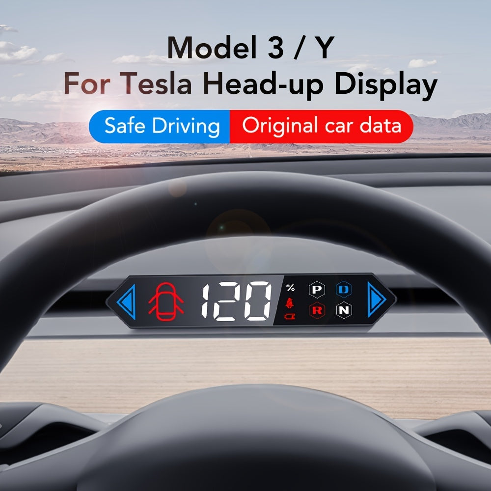 T5 HUD FOR Tesla Model 3 Model Y Head Up Display Car Projector Speedometer Windshield Intelligent System Speeding Alarm