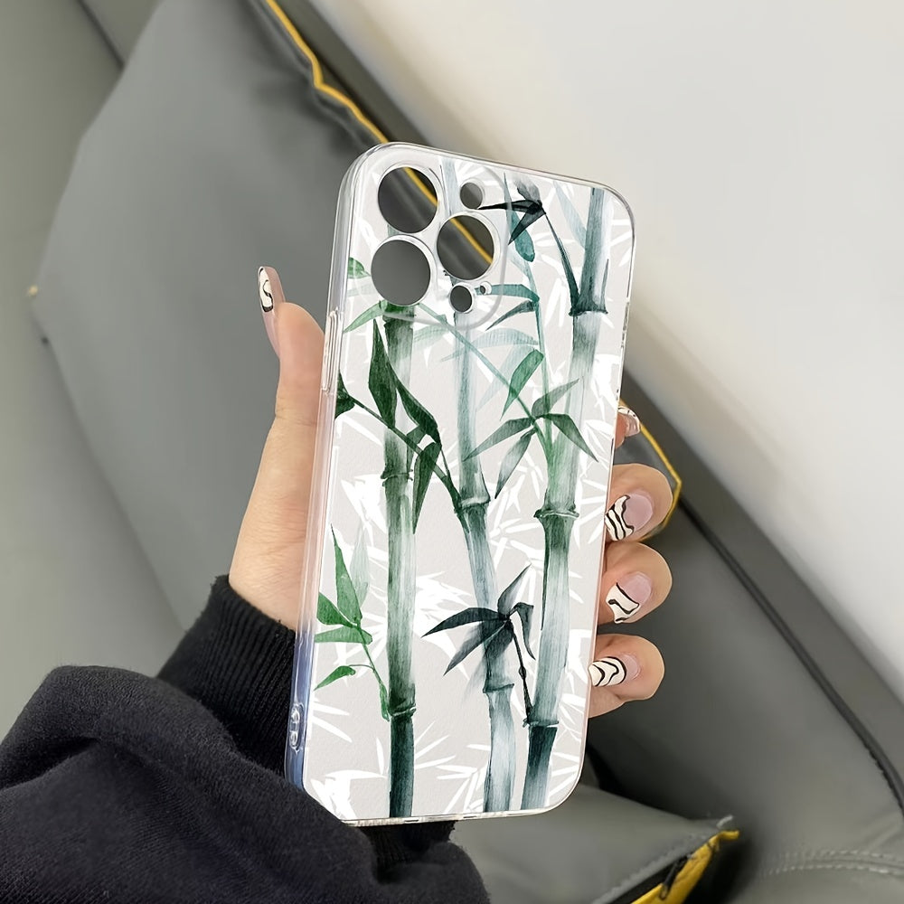 1pc Chinese Painting Bamboo Phone Case