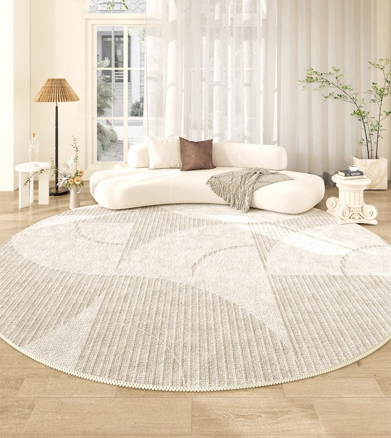 Large Modern Rugs in Living Room, Dining Room Modern Rugs, Round Modern Rugs under Coffee Table, Contemporary Modern Rugs in Bedroom