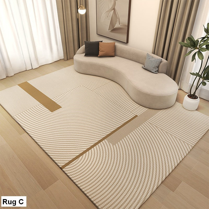 Cream Color Carpets for Bedroom, Large Modern Rugs for Living Room, Modern Rugs under Dining Room Table, Contemporary Modern Rugs Next to Bed