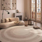 Contemporary Area Rugs for Bedroom, Round Area Rugs for Dining Room, Coffee Table Rugs, Circular Modern Area Rug, Large Modern Rugs for Living Room