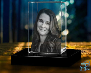 3D Crystal Rectangle w/Light Base | Personalized Custom Glass Laser Etched & Engraved Photo, Picture, Image, Keepsake ktclubs.com