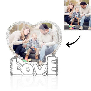 3D crystal Custom Photo printed on Love Crystal perfect for Mothers day ,Christmas gift,any holiday ,Custom Photo Crystal, wedding gift ktclubs.com