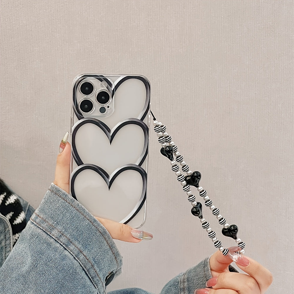 Hollow Out Heart Bracelet Mobile Phone Case