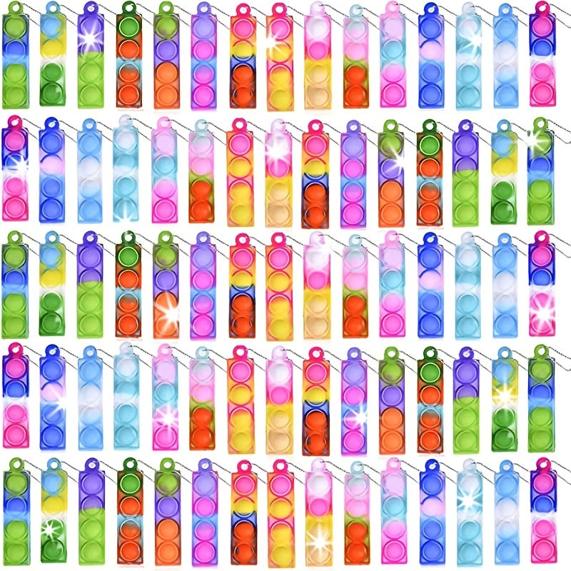 30pcs Mini Pop Keychain Fidget Toys