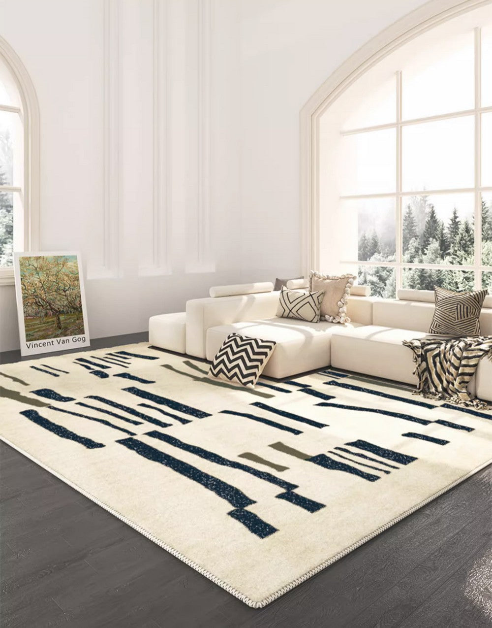 Modern Rug Ideas for Bedroom, Dining Room Modern Floor Carpets, Abstract Modern Rugs for Living Room, Contemporary Modern Rugs Next to Bed, Bathroom Area Rugs