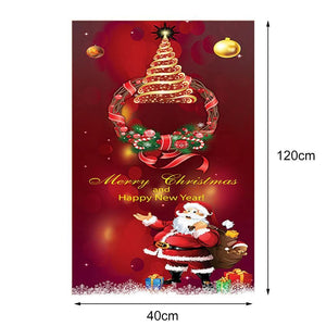 40x120cm Christmas Santa Claus Anti-slip Pad Kitchen Floor Mat Carpet Rug ktclubs.com