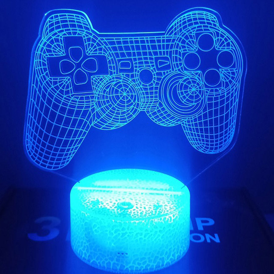 1pc 3D Led Light Night Light Playsstation Gaming Room Desk Night Lamp Console Icon Logo Light Decor Gift