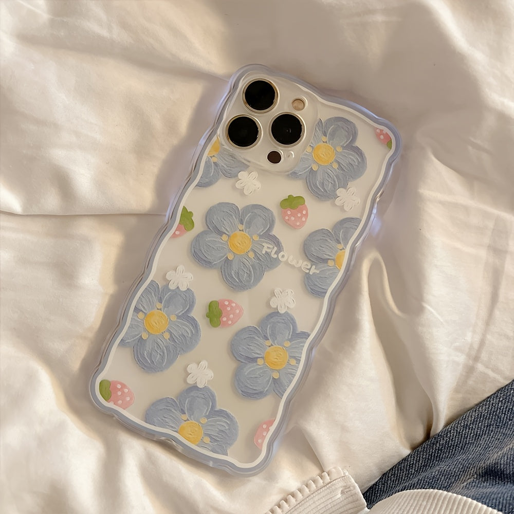 Oil Painting Flowers Tpu Silicone Soft Phone Case