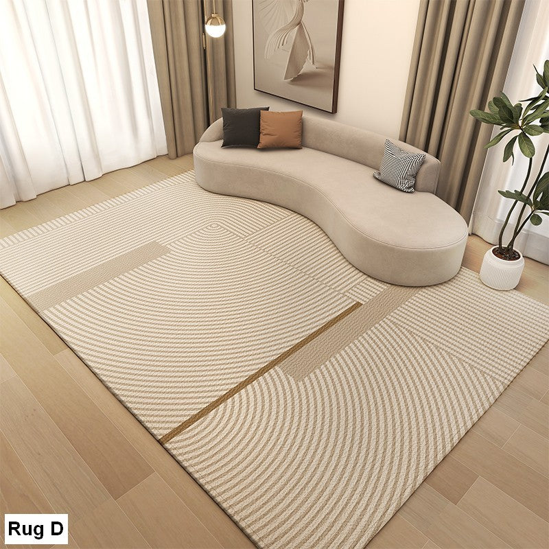 Cream Color Carpets for Bedroom, Large Modern Rugs for Living Room, Modern Rugs under Dining Room Table, Contemporary Modern Rugs Next to Bed