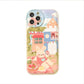 Cute Colored Rabbit Play House Mobile Phone Case