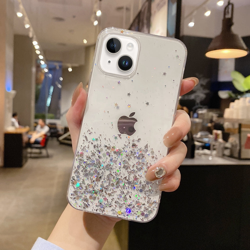 Epoxy Starry Sky Glitter Powder Phone Case