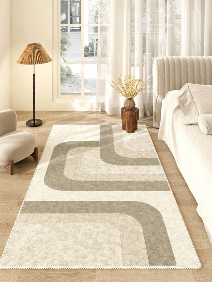 Modern Rugs under Dining Room Table, Abstract Modern Rugs for Living Room, Simple Geometric Carpets for Kitchen, Contemporary Modern Rugs Next to Bed