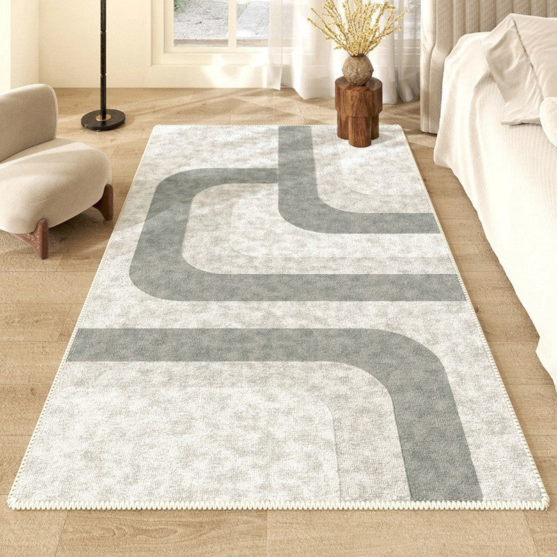 Abstract Modern Rugs for Living Room, Modern Rugs under Dining Room Table, Simple Geometric Carpets for Kitchen, Contemporary Modern Rugs Next to Bed