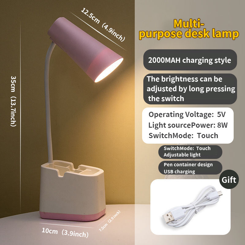 Desk lamp - Adjustable brightness and colour temperature, rechargeable