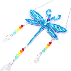 5D DIY Special Shaped  Wind Chimes-Dragonfly ktclubs.com