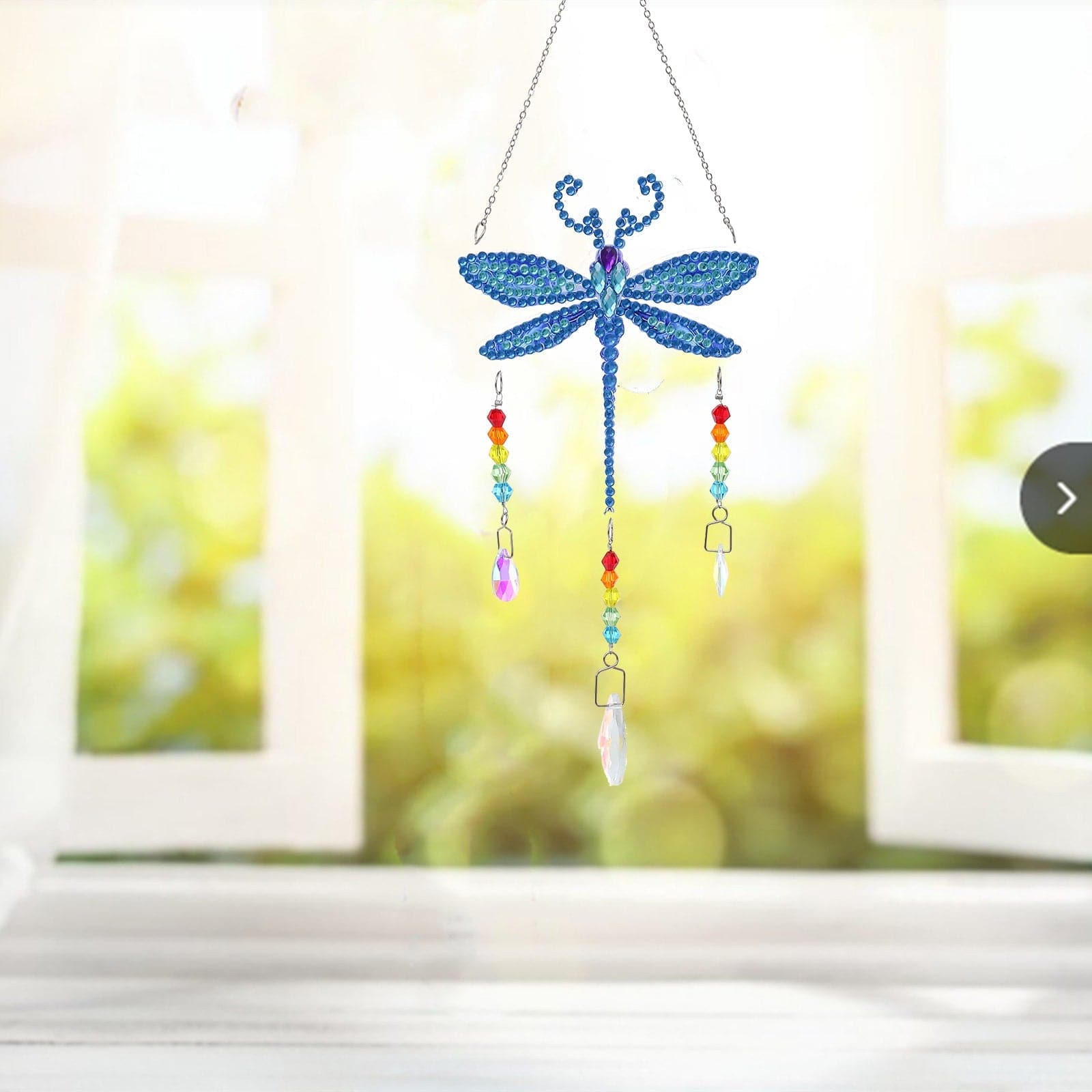 5D DIY Special Shaped  Wind Chimes-Dragonfly ktclubs.com