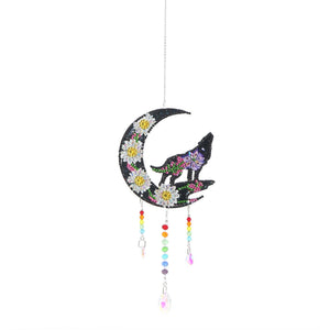 5D DIY Special Shaped  Wind Chimes-Moon Chrysanthemum ktclubs.com