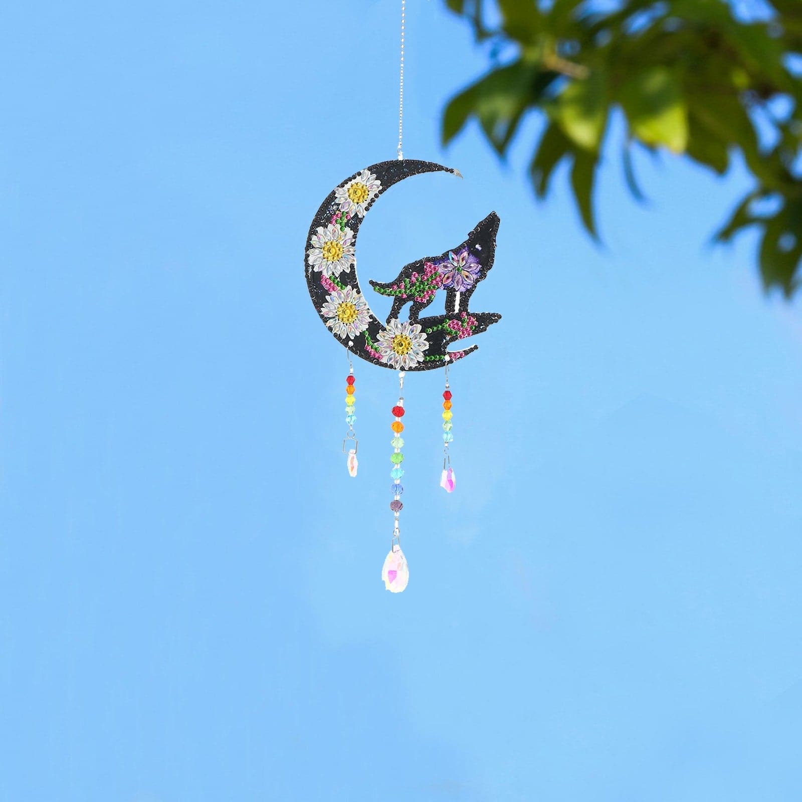 5D DIY Special Shaped  Wind Chimes-Moon Chrysanthemum ktclubs.com