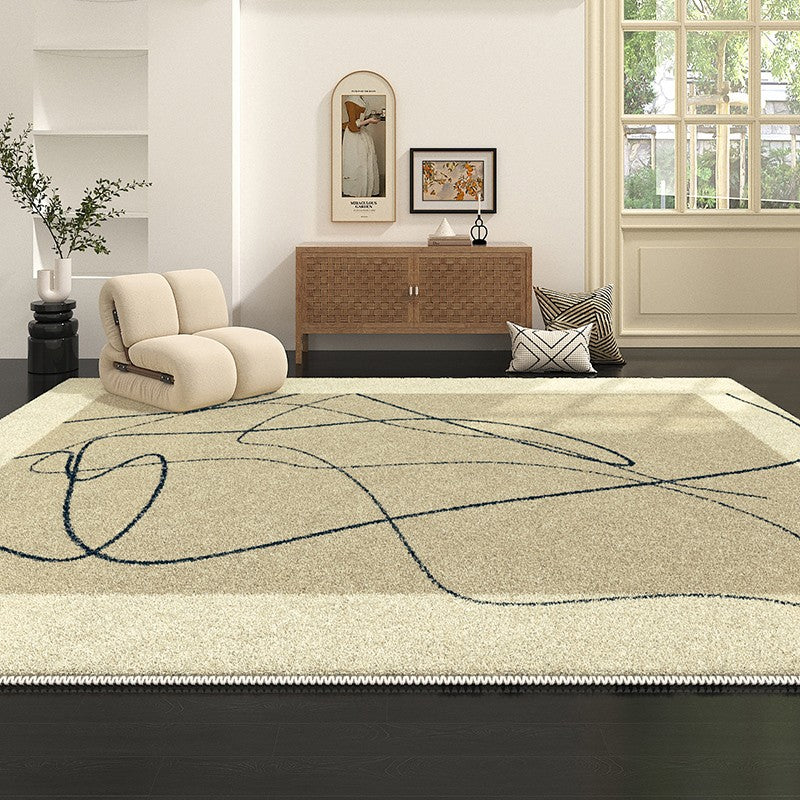 Simple Modern Rug Ideas for Bedroom, Abstract Modern Rugs for Living Room, Dining Room Modern Floor Carpets, Contemporary Modern Rugs Next to Bed