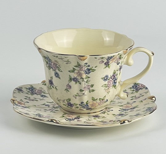 British Afternoon Tea Cup and Saucer in Gift Box, China Porcelain Tea Cup Set, Unique Tea Cup and Saucers, Royal Ceramic Cups, Elegant Vintage Ceramic Coffee Cups