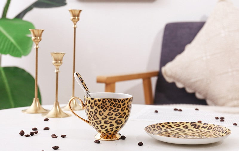 Unique Ceramic Coffee Cups and Saucers, Creative Ceramic Coffee Cups, Beautiful British Tea Cups, Creative Bone China Porcelain Tea Cup Set