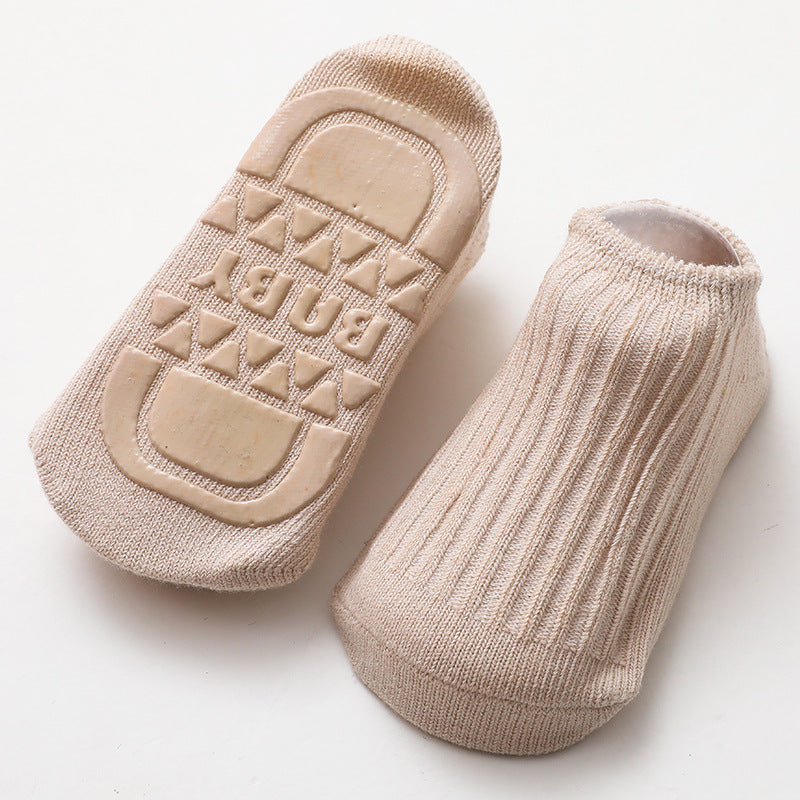 Baby Floor Socks Solid Color Thick Warm Anti-slip Toddler Socks Winter