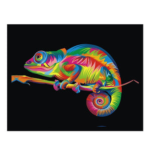 5D Chameleon Diamond Painting - artpaintingworld