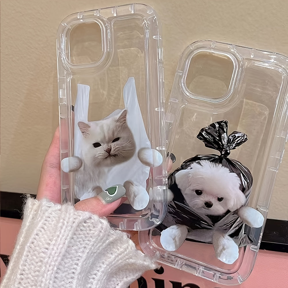 Cute Cats And Dogs Around The Fall Of The Mobile Phone Case