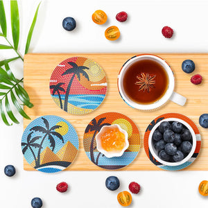 6 Sunset Beach DIY Coasters ktclubs.com