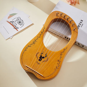 6 string small harp easy to learn portable 19 string lira Musical instruments ktclubs.com