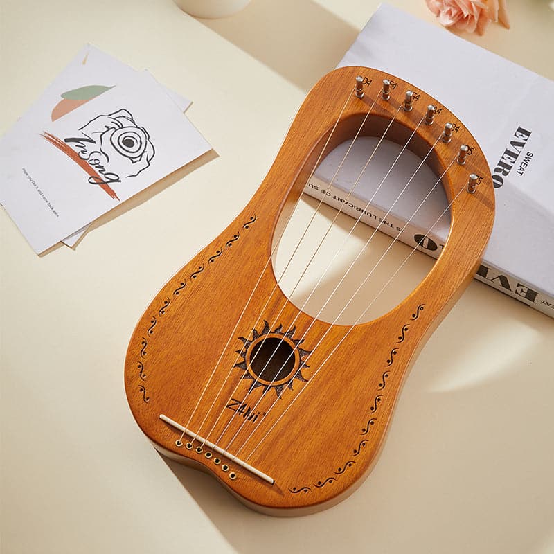 6 string small harp easy to learn portable 19 string lira Musical instruments ktclubs.com