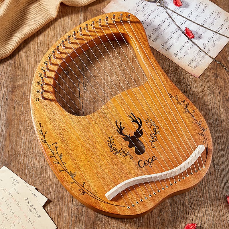 6 string small harp easy to learn portable 19 string lira Musical instruments ktclubs.com