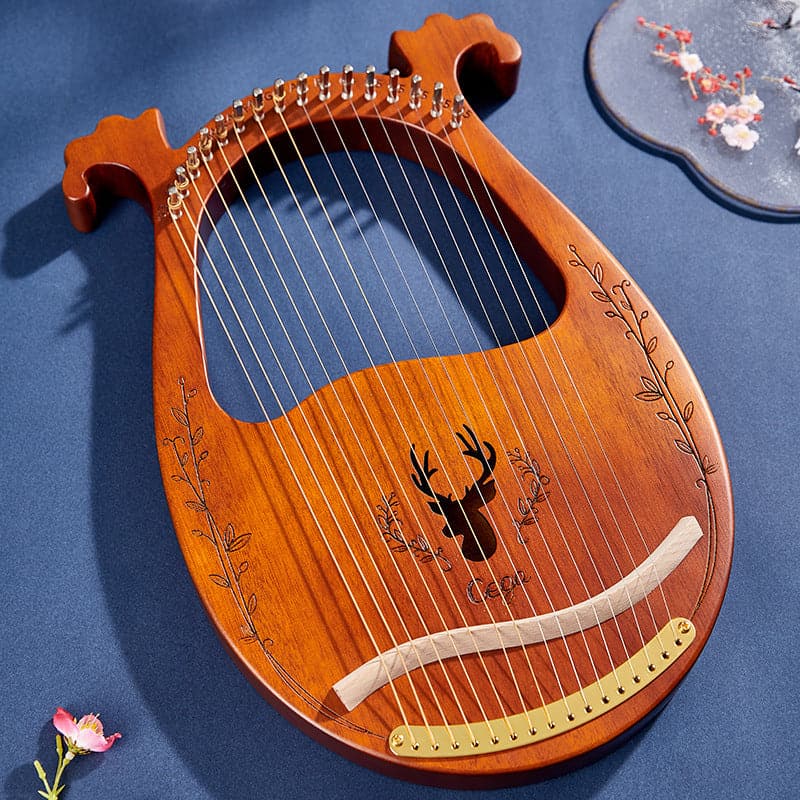 6 string small harp easy to learn portable 19 string lira Musical instruments ktclubs.com