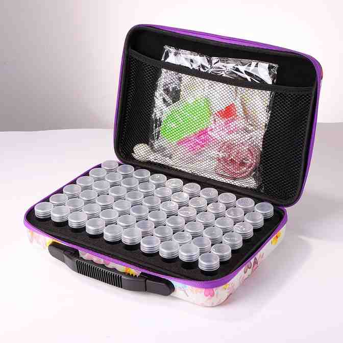 60 Bottles Holder Storage Box Kits 5D Diamond Painting Tool Case Container Kit ktclubs.com