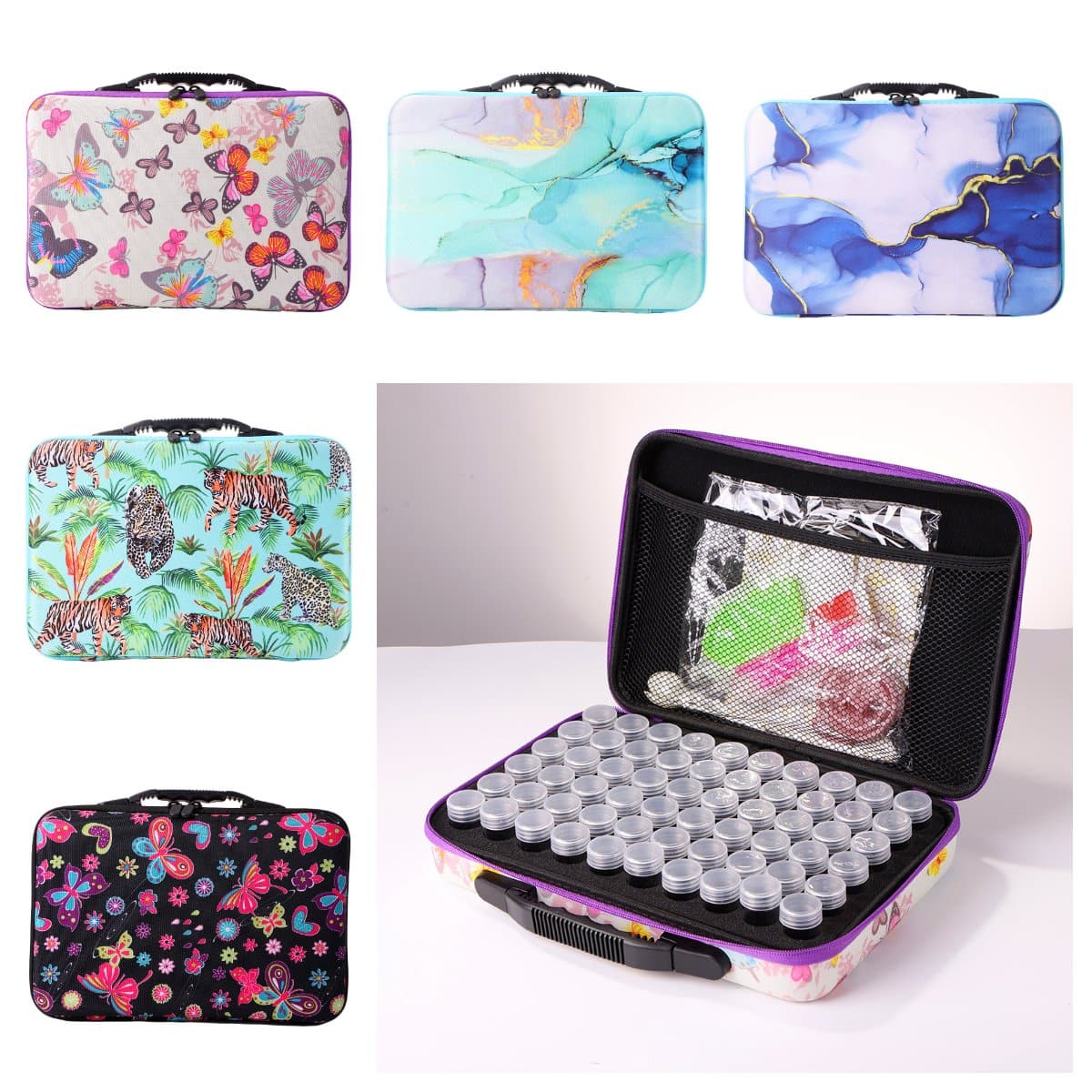 60 Bottles Holder Storage Box Kits 5D Diamond Painting Tool Case Container Kit ktclubs.com