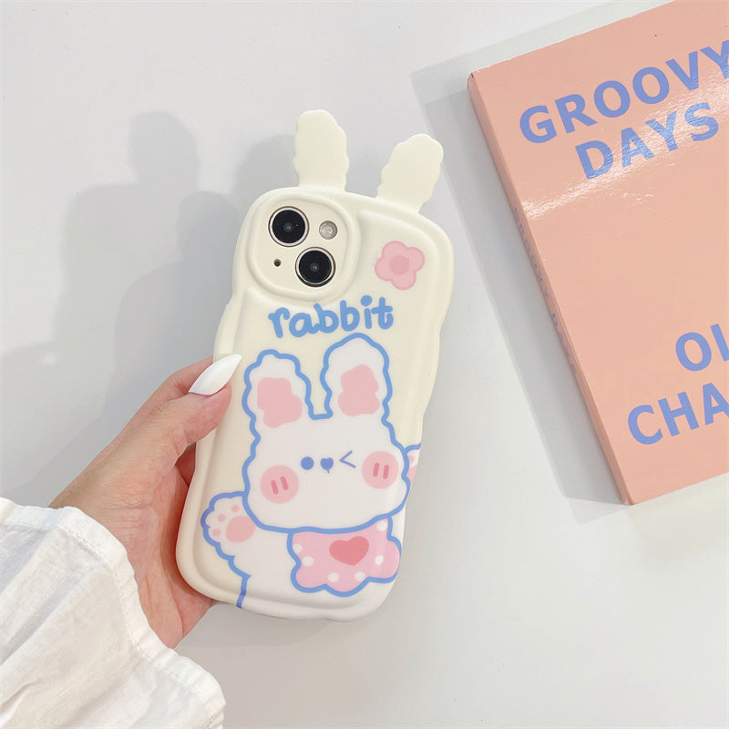 Rabbit Ears Protective Mobile Phone Case