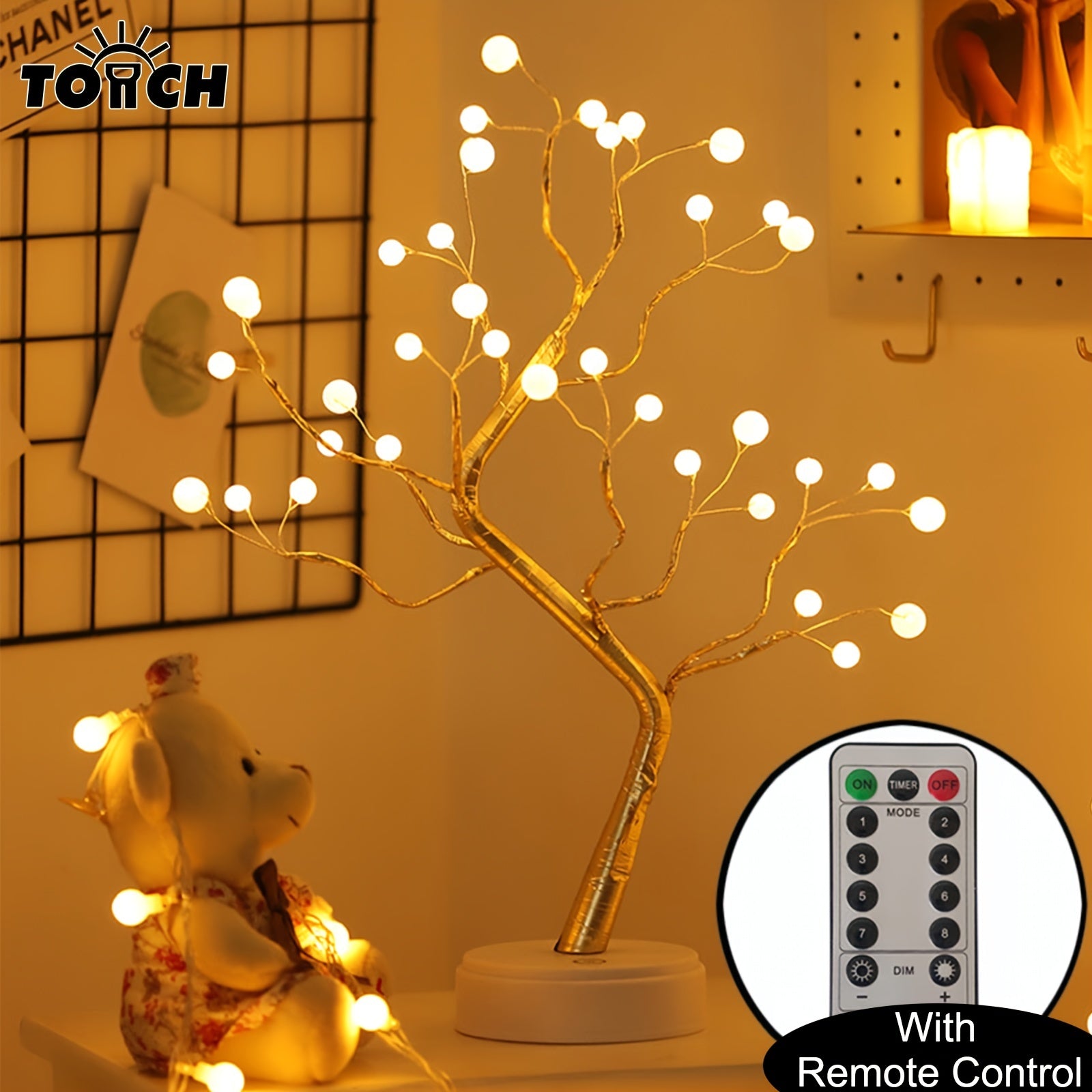 Tabletop Bonsai Tree Light DIY Artificial Tree Lamp Decorative LED Shimmer Tree For Bedroom Desktop Christmas Party Camping Hiking Decor Lights Batteries/USB Operated Fairy Light Decorative  Indoor Outdoor Decor Lights