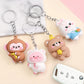 1pc Car Key Chain, Cartoon Bear Key Chain