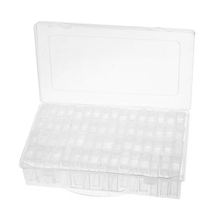 64 Slots Bottles Diamond Painting Storage Box Plastic Rhinestone Holder ktclubs.com