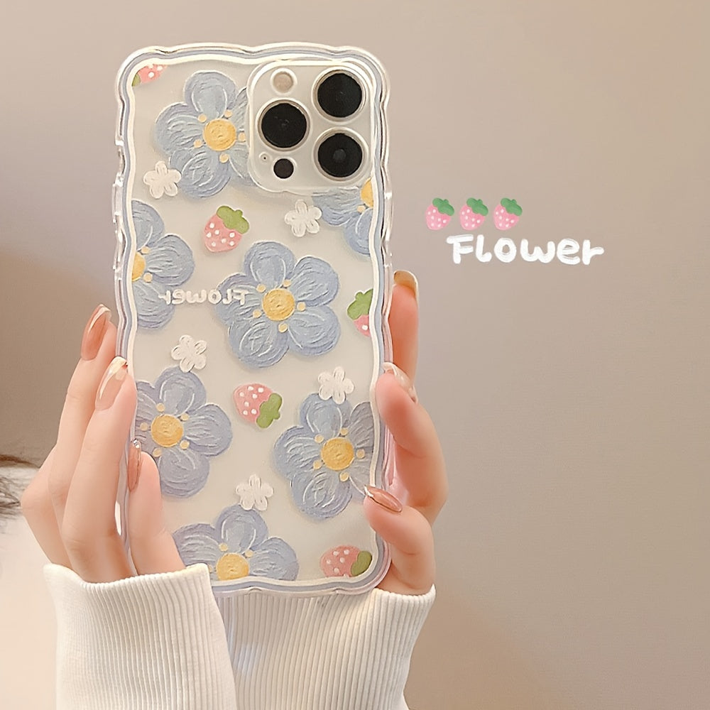 Oil Painting Flowers Tpu Silicone Soft Phone Case