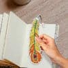 6PCS DIY Diamond Painting Feather Shape Bookmark ktclubs.com