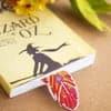 6PCS DIY Diamond Painting Feather Shape Bookmark ktclubs.com